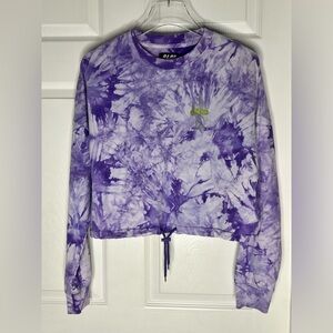 A-Lab Mushroom Tie Dye Crewneck Sweater Sz S